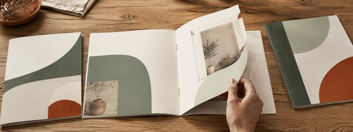 Brochures et reliures · KOOPRINTA
