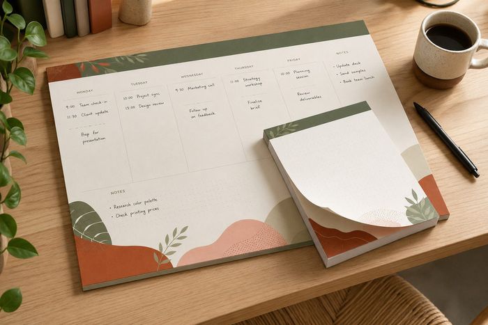 Blocs-notes & sous-mains, impression KOOPRINTA