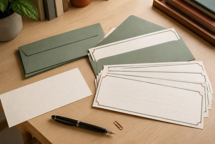 Cartes de correspondance, impression KOOPRINTA