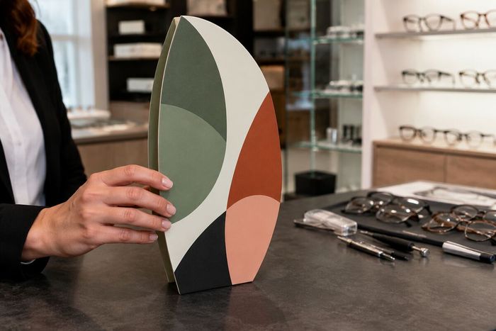 Totem elliptique, impression KOOPRINTA