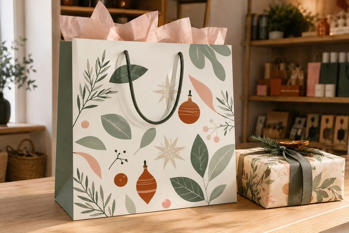 Sac cadeau de Noël, impression KOOPRINTA