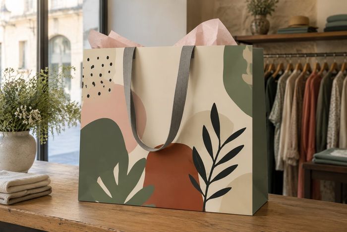 Sac cordon tissu CLASSIC, impression KOOPRINTA