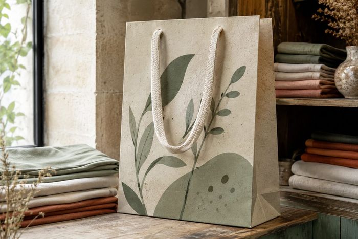 Sac cordon tissu ÉCO, impression KOOPRINTA