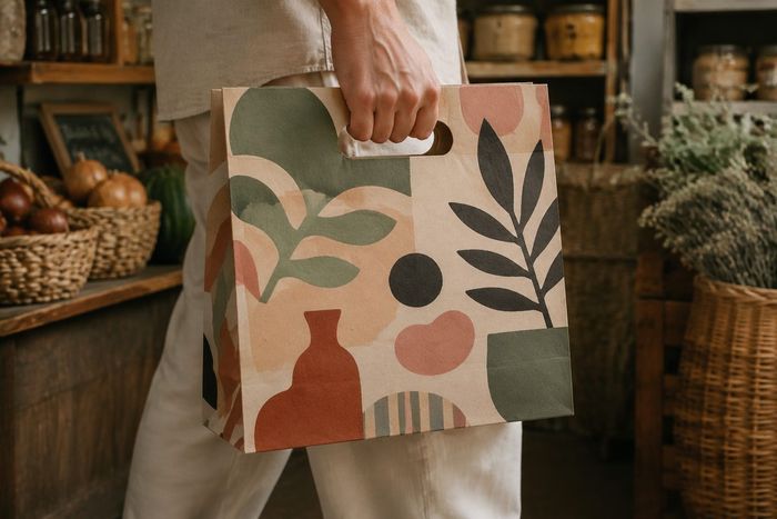 Sac poignées découpées STANDARD, impression KOOPRINTA