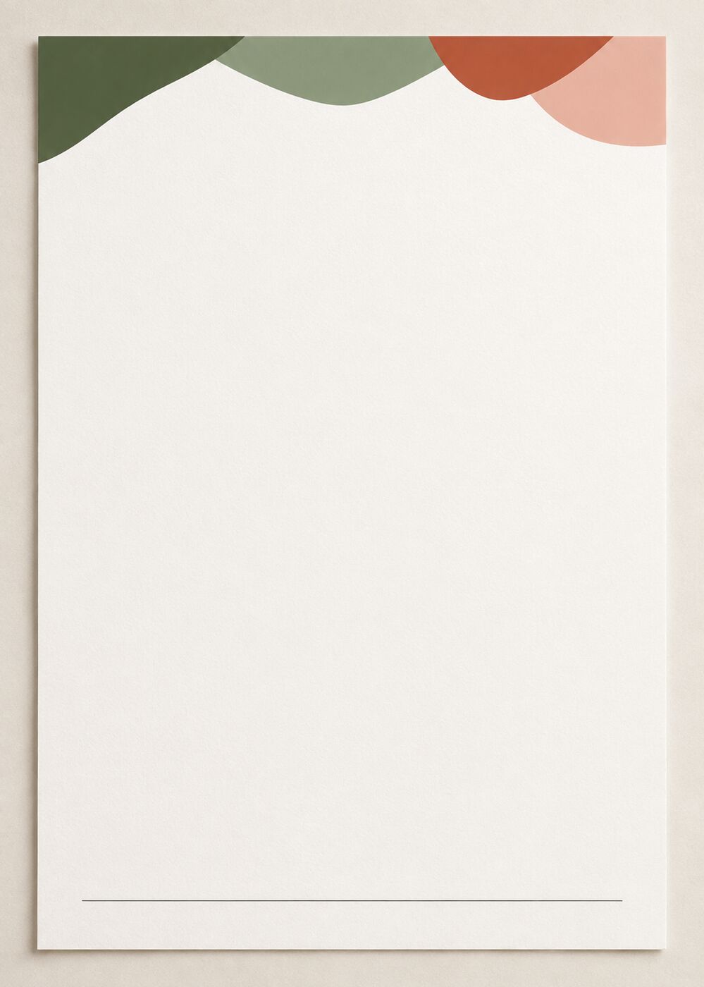 Exemple de feuille à en-tête imprimée par KOOPRINTA