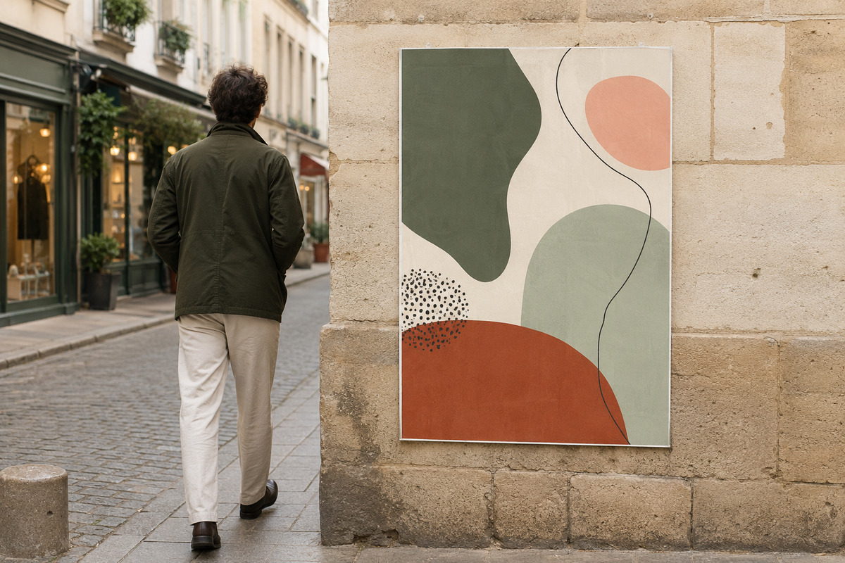 Affiche 100 × 140 cm imprimée en quadrichromie par KOOPRINTA