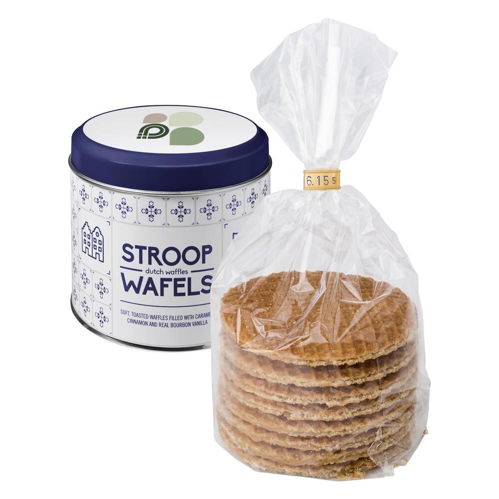 Stroopwafel William personalizzato con packaging stampato in quadricromia da KOOPRINTA
