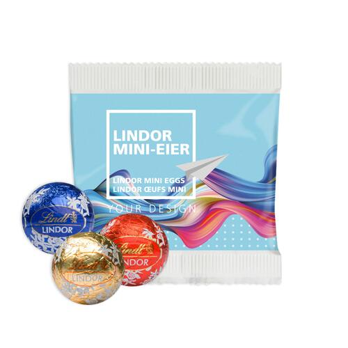 Chocolats Lindt Lindor personnalisés avec emballage imprimé en quadrichromie par KOOPRINTA