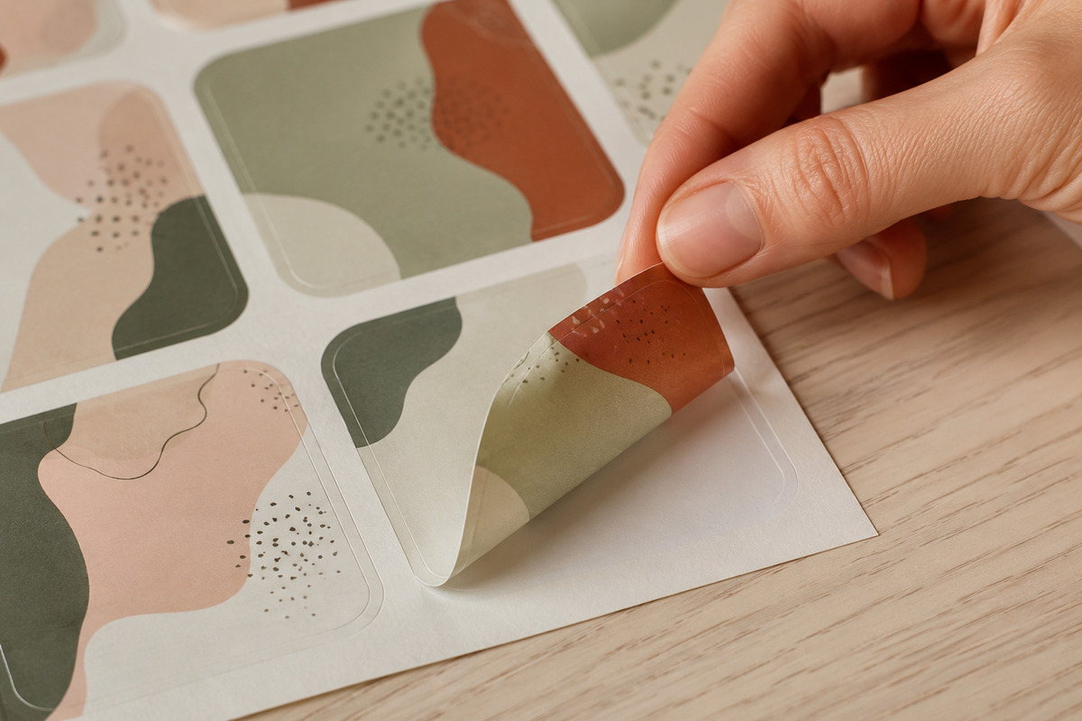 Étiquettes adhésives en rouleau imprimé par KOOPRINTA